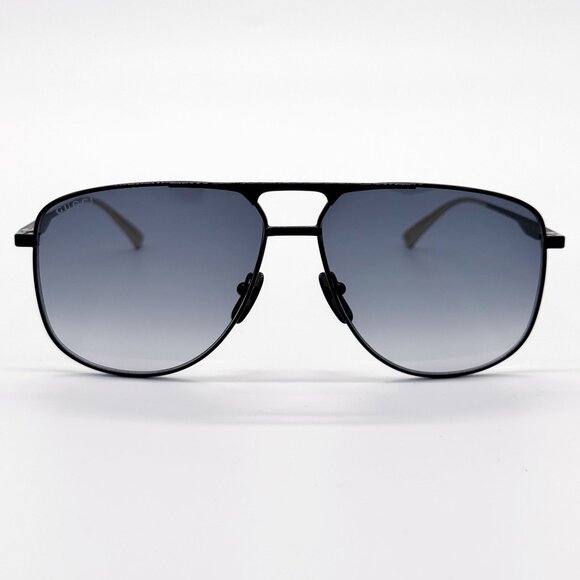 NEW GUCCI GG0336S 002 SUNGLASSES MEN BLACK/GRAY EYEWEAR - Picture 4 of 10